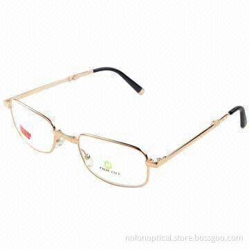 Mini metal folding reading glasses